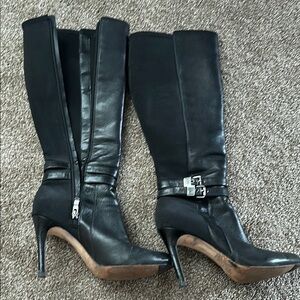 Elegant Black Knee-High Boots